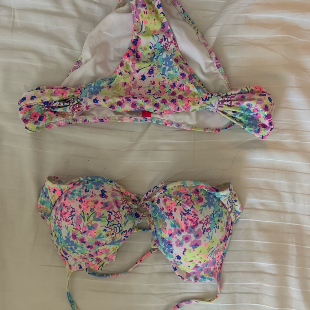 Floral VS Bikini - both pieces